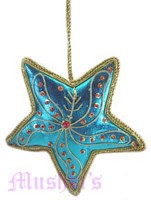 Star shaped Christmas hanging - click here for large view